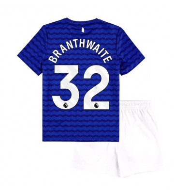 Everton Jarrad Branthwaite #32 Primera Equipación Niños 2025-26 Manga Corta (+ Pantalones cortos)